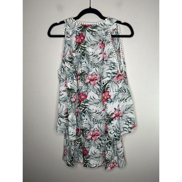 Solitaire Swim Women's Floral Beach Cover Up Dress Pullover Size Small N… - Picture 13 of 16